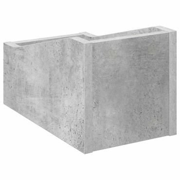 vidaXL Κουτί LP Γκρι Σκυροδέματος 18 x 32 x 18 εκ. Επεξεργασμένο Ξύλο