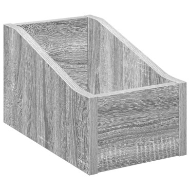 vidaXL Κουτί LP Γκρι Sonoma 18 x 32 x 18 εκ. Επεξεργασμένο Ξύλο