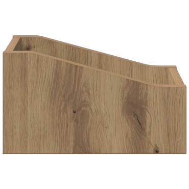 vidaXL Κουτί LP Artisan Δρυς 18 x 32 x 18 εκ. Επεξεργασμένο Ξύλο