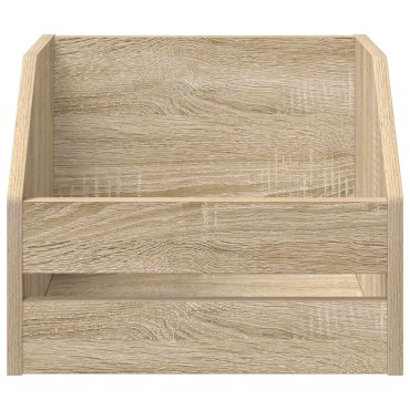 vidaXL Κουτί Άλμπουμ Βινυλίου 2 τμχ. Sonoma Δρυς 38 x 30 x 29 εκ