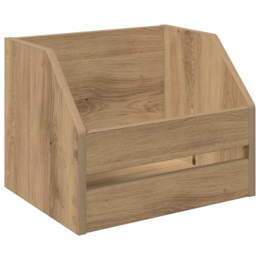vidaXL Κουτί Άλμπουμ Βινυλίου Artisan Δρυς 38 x 30 x 29 εκ