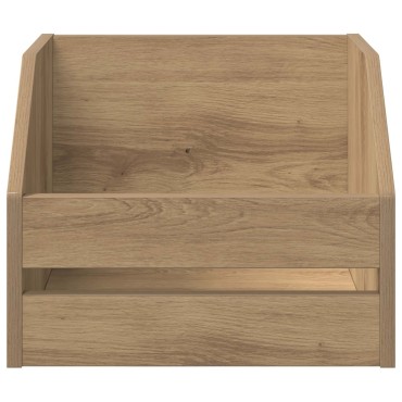 vidaXL Κουτί Άλμπουμ Βινυλίου 2 τμχ. Artisan Δρυς 38 x 30 x 29 εκ