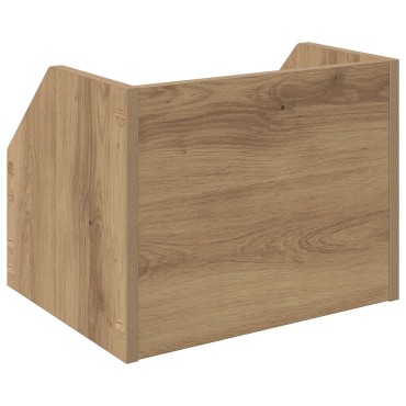 vidaXL Κουτί Άλμπουμ Βινυλίου 2 τμχ. Artisan Δρυς 38 x 30 x 29 εκ