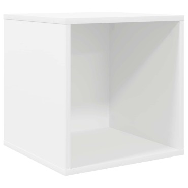 vidaXL Κουτί Άλμπουμ Βινυλίου Λευκό 37 x 36,5 x 38 εκ.