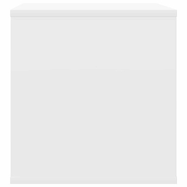 vidaXL Κουτί Άλμπουμ Βινυλίου 2 τμχ. Λευκό 37 x 36,5 x 38 εκ.