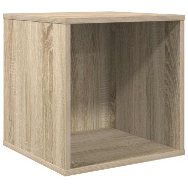 vidaXL Κουτί Άλμπουμ Βινυλίου Sonoma Δρυς 37 x 36,5 x 38 εκ.