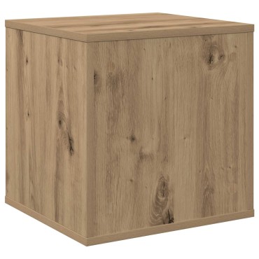 vidaXL Κουτί Άλμπουμ Βινυλίου Artisan Δρυς 37 x 36,5 x 38 εκ.