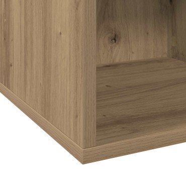 vidaXL Κουτί Άλμπουμ Βινυλίου Artisan Δρυς 37 x 36,5 x 38 εκ.
