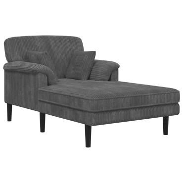 vidaXL Ανάκλιντρο Ανοιχτό γκρι Βελούδο 101x174x90cm 1 τεμ.