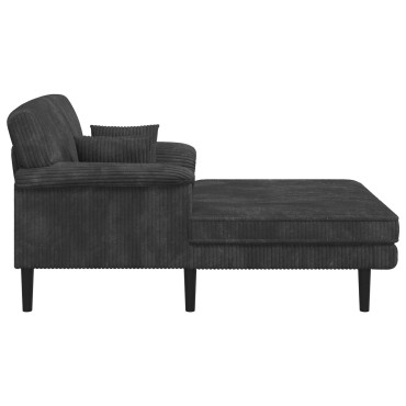 vidaXL Ανάκλιντρο Σκούρο Γκρι Βελούδο 101x174x90cm 1 τεμ.