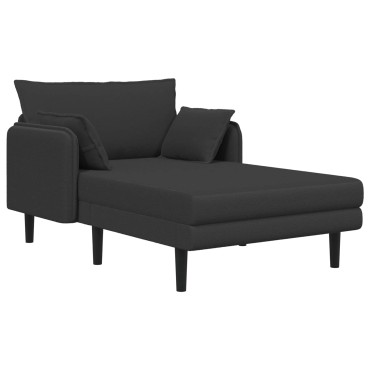 vidaXL Μεγάλο ανάκλιντρο Σκούρο Γκρι Μπουκλέ 114x173x86cm