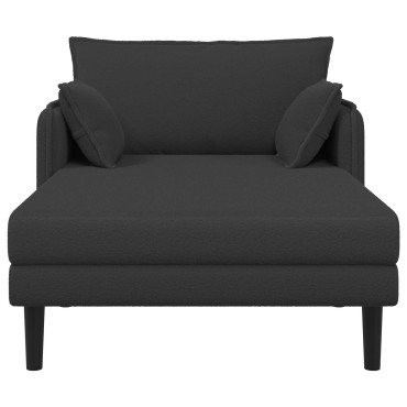 vidaXL Μεγάλο ανάκλιντρο Σκούρο Γκρι Μπουκλέ 114x173x86cm
