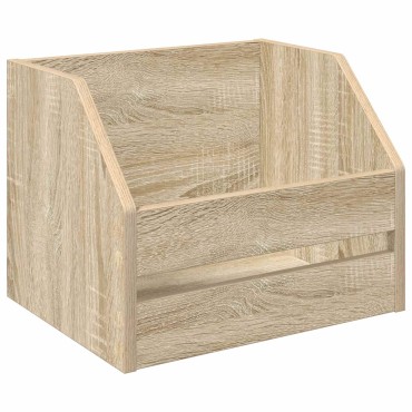 vidaXL Κουτί Άλμπουμ Βινυλίου Sonoma Δρυς 38 x 30 x 29 εκ