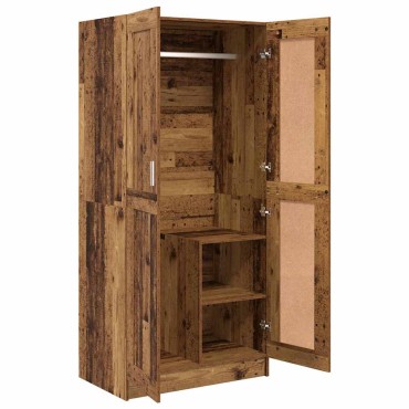 vidaXL Ντουλάπι Παλιό ξύλο 82,5x51,5x180cm Επεξεργασμένο Ξύλο