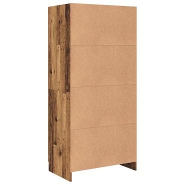vidaXL Ντουλάπι Παλιό ξύλο 82,5x51,5x180cm Επεξεργασμένο Ξύλο