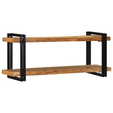vidaXL Ράφι τοίχου 110x33x45cm Μασίφ ξύλο ακακίας