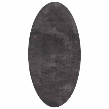 vidaXL Χαλί HUARTE Ανθρακί 80x150cm 100% Πολυεστέρας