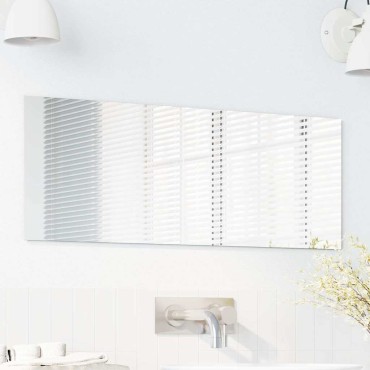 vidaXL Καθρέφτης τοίχου Ορθογώνιος 30 x 80 cm σκληρυμένο γυαλί