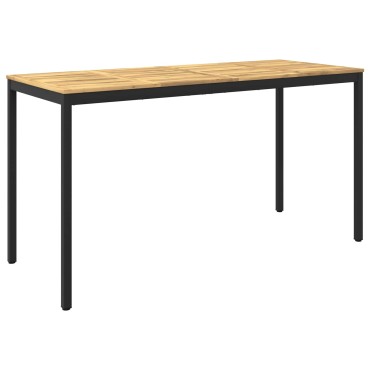vidaXL Τραπέζι μπαρ κήπου NAARDEN Λευκό και Μαύρο 196x80,5x105 εκ 1 τεμ.