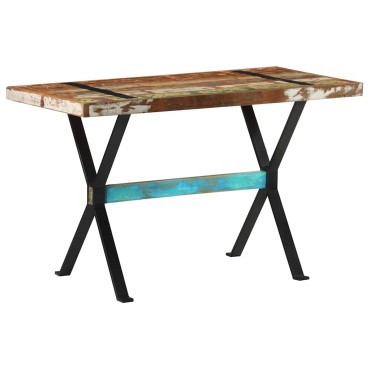 vidaXL Τραπεζαρία 120x60x76cm από Μασίφ Ανακυκλωμένο Ξύλο 1 τεμ.