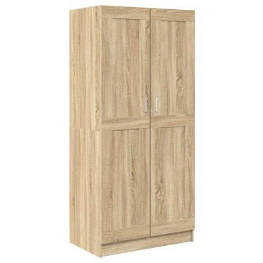 vidaXL Ντουλάπα Sonoma Δρυς 82,5x51,5x180cm από Επεξ. Ξύλο 1 τεμ.