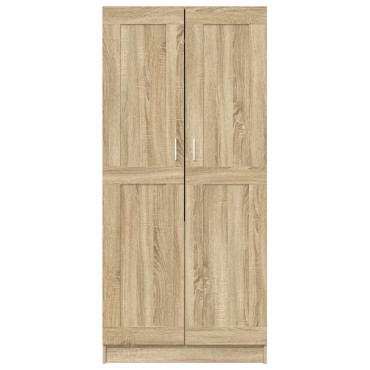vidaXL Ντουλάπα Sonoma Δρυς 82,5x51,5x180cm από Επεξ. Ξύλο 1 τεμ.