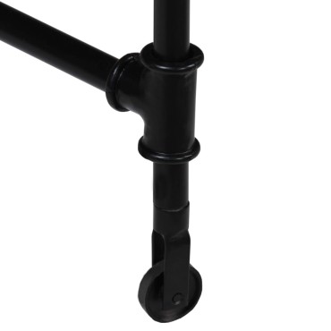 vidaXL Σεκρετέρ 110x50x96cm από Μασίφ Ξύλο Μάνγκο Ατσάλι 1 τεμ.