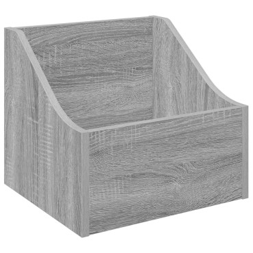 vidaXL Κουτί LP Γκρι Sonoma 37 x 33 x 32 εκ. Επεξεργασμένο Ξύλο