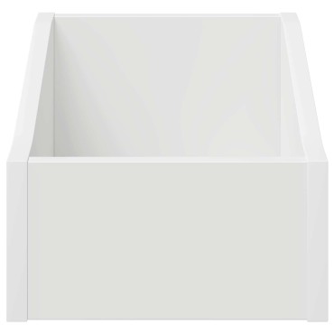vidaXL Κουτί LP Λευκό 23 x 33 x 16 εκ. Επεξεργασμένο Ξύλο