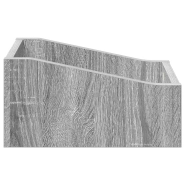 vidaXL Κουτί LP 2 τμχ. Γκρι Sonoma 23 x 33 x 16 εκ. Επεξεργασμένο Ξύλο