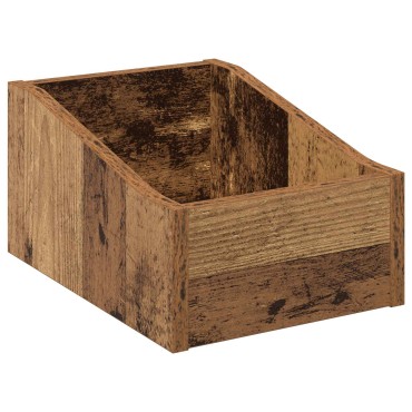 vidaXL Κουτί LP Παλαιωμένο ξύλο 23 x 33 x 16 εκ. Επεξεργασμένο Ξύλο
