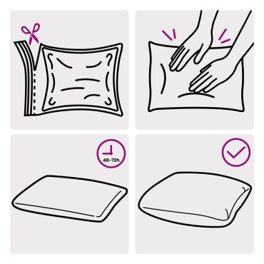 vidaXL Μαξιλάρι με μαξιλάρι HOUTEN 6 τεμ. Απαλό Κίτρινο Ψεύτικο Λινό