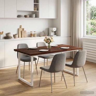 vidaXL Τετράγωνο Τραπέζι Φαγητού 160x70x75cm Στερεό Ξύλο Ακακίας 1 τεμ.