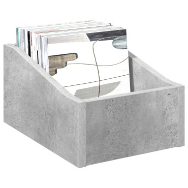 vidaXL Κουτί LP Γκρι Σκυροδέματος 23 x 33 x 16 εκ. Επεξεργασμένο Ξύλο