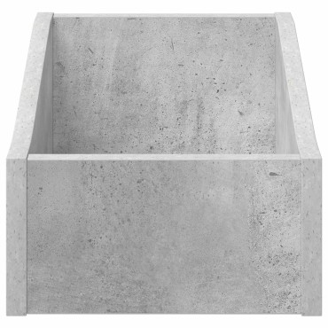 vidaXL Κουτί LP 2 τμχ. Γκρι Σκυροδέματος 23 x 33 x 16 εκ.