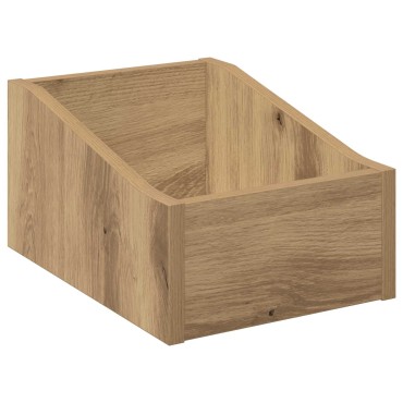 vidaXL Κουτί LP 2 τμχ. Artisan Δρυς 23 x 33 x 16 εκ.