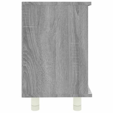 vidaXL Ντουλάπι Μπάνιου Γκρι Sonoma 60x32x53,5cm Επεξεργασμένο Ξύλο 1 τεμ.