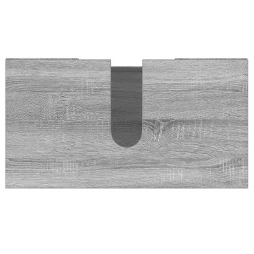 vidaXL Ντουλάπι Μπάνιου Γκρι Sonoma 60x32x53,5cm Επεξεργασμένο Ξύλο 1 τεμ.