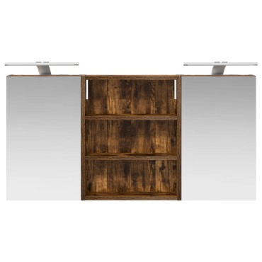 vidaXL Σετ Ντουλαπιών Μπάνιου 3 τεμ. 100x10,5x50 εκ