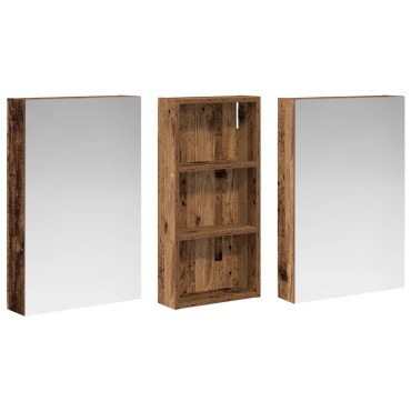 vidaXL Σετ Ντουλαπιών Μπάνιου 3 τεμ. 110x10,5x60,5 εκ