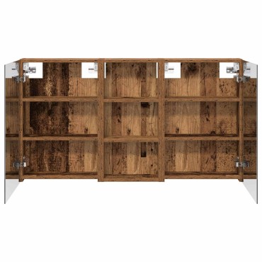 vidaXL Σετ Ντουλαπιών Μπάνιου 3 τεμ. 110x10,5x60,5 εκ