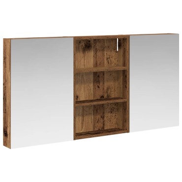 vidaXL Σετ Ντουλαπιών Μπάνιου 3 τεμ. 120x10,5x60,5 εκ