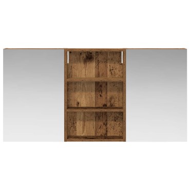 vidaXL Σετ Ντουλαπιών Μπάνιου 3 τεμ. 120x10,5x60,5 εκ
