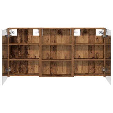 vidaXL Σετ Ντουλαπιών Μπάνιου 3 τεμ. 120x10,5x60,5 εκ