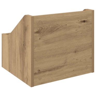 vidaXL Κουτί LP 2 τμχ. Artisan Δρυς 37 x 33 x 32 εκ.
