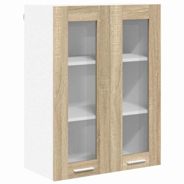 vidaXL Κρεμαστό ντουλάπι Δρύς Sonoma 60x31x80cm