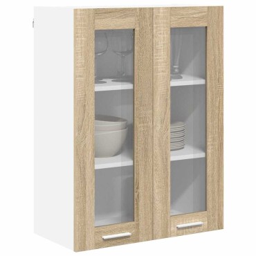 vidaXL Κρεμαστό ντουλάπι Δρύς Sonoma 60x31x80cm