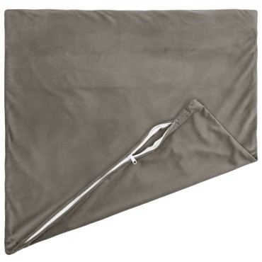 vidaXL Κάλυμμα Μαξιλαριού 2 pcs HEERLEN Ανοιχτό γκρι 80 x 80 cm