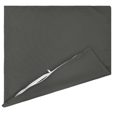 vidaXL Κάλυμμα Μαξιλαριού 2 pcs HEERLEN Ανθρακί 80 x 80 cm Πολυεστέρας