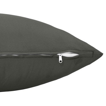 vidaXL Κάλυμμα Μαξιλαριού 2 pcs HEERLEN Ανθρακί 80 x 80 cm Πολυεστέρας